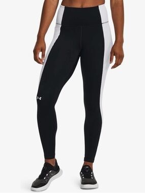 Under Armour Womens XS train cold weather novelty leggings pocket black active